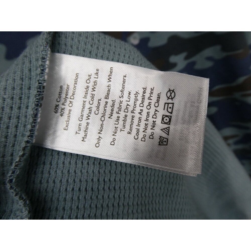Eddie Bauer Long Sleeve Camo Quartz‎ Trail Thermal Shirt Men Tall L Camouflage - Picture 10 of 11